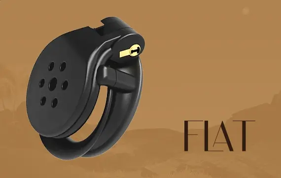 falt chastity cage